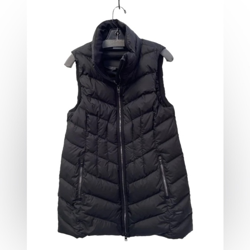 Athleta Black Puffer Vest